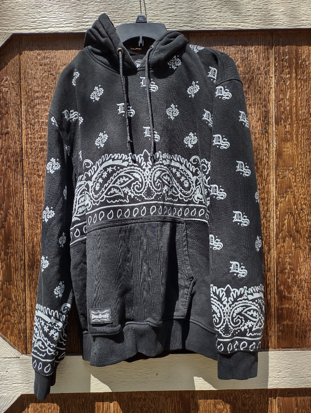Dogg Supply by Snoop Dogg Men's XL Bandana Paisley Popover Hoodie
